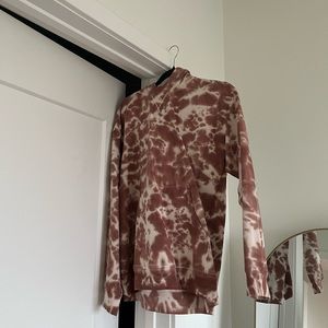 lululemon pink tie dye hoodie size 8